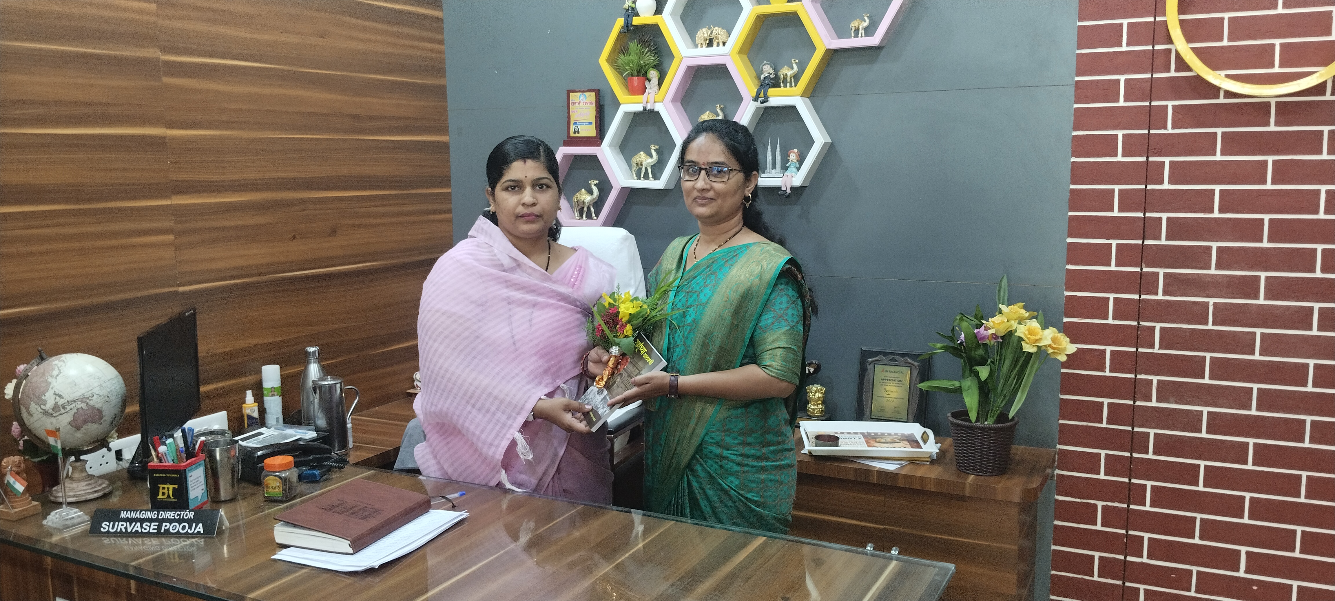 adarsh sainuk school visit , solapur